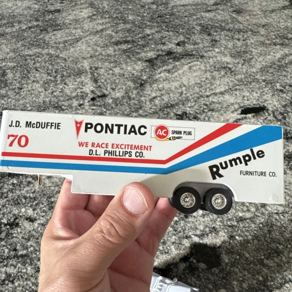 American Racing 1991 Scene #6 J. D. McDuffie Pontiac Mack Transporter Pontiac